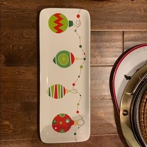 Christmas Ornament Platter